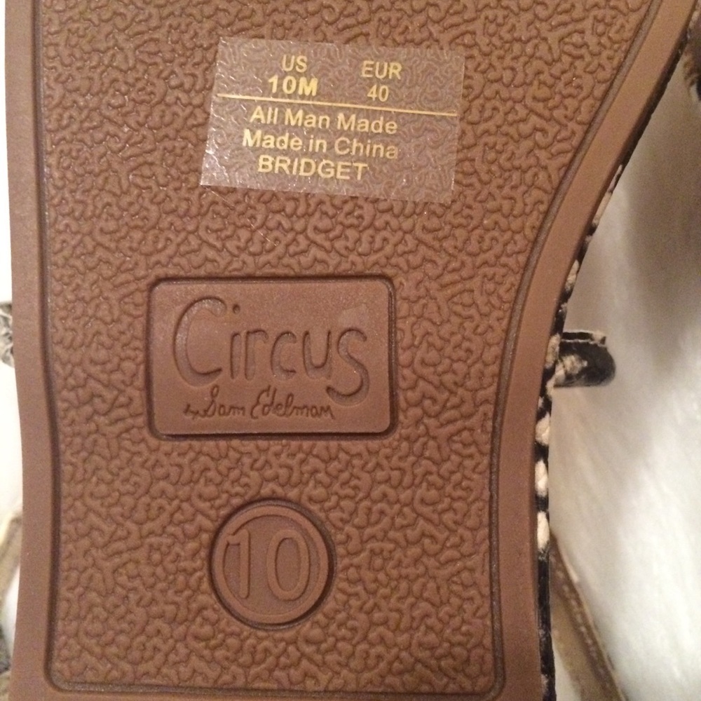 Circus by Sam Edelman snakeskin print sandal - Picture 7 of 8